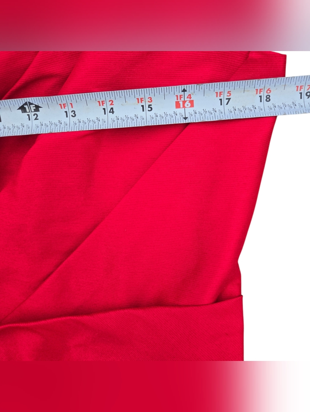 Monique Lhuillier red gown One Strap Mermaid Size 14 Dress In Red - Picture 4 of 16